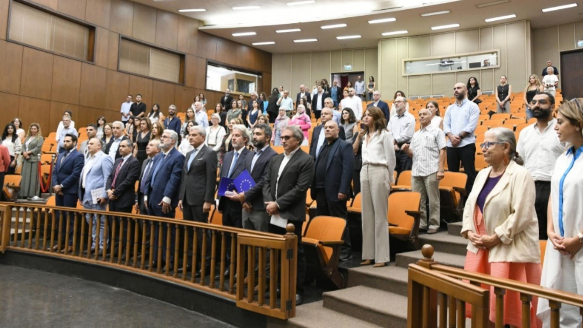The event was held under the patronage of the Nature Conservation Center at AUB. (Source: MTV) The event was held under the patronage of the Nature Conservation Center at AUB. (Source: MTV)