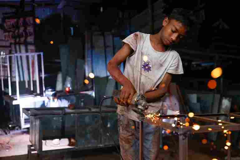 Of the 54 million children involved in hazardous work, 10.3 million are between the ages of five and 11. (Image Credit: Al Jazeera)