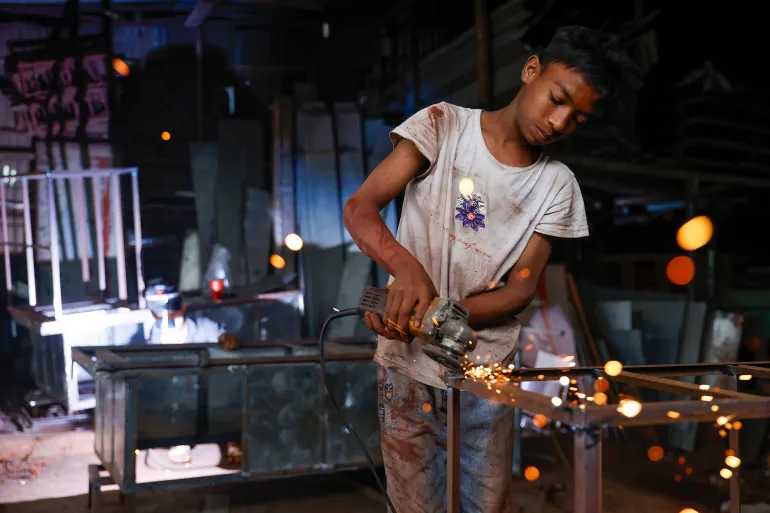Of the 54 million children involved in hazardous work, 10.3 million are between the ages of five and 11. (Image Credit: Al Jazeera)
