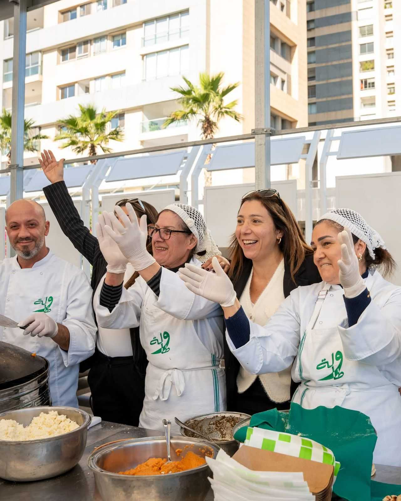Community kitchen joy, Souk El Tayeb.