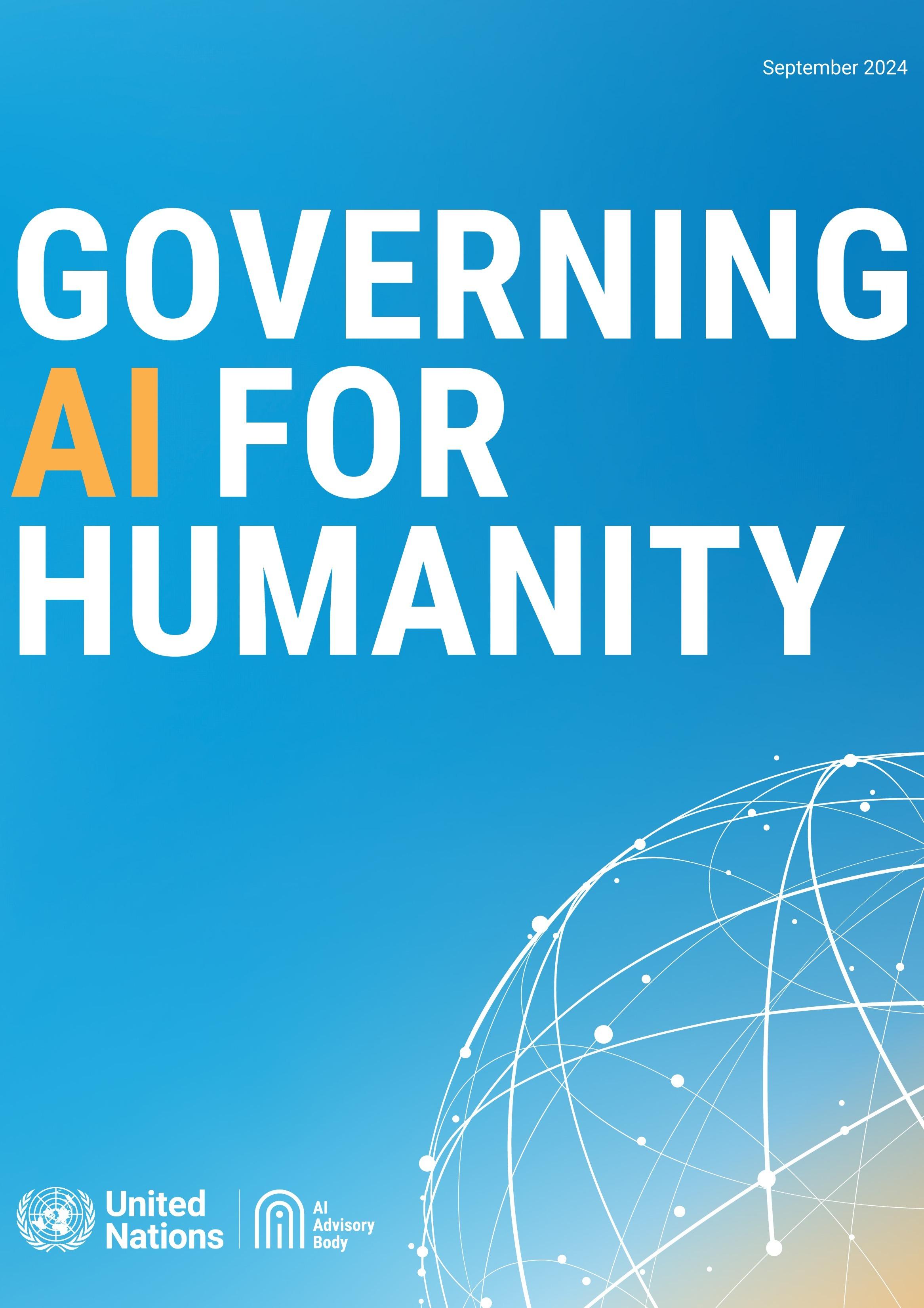 حوكمة الذكاء الاصطناعي من أجل الإنسانية