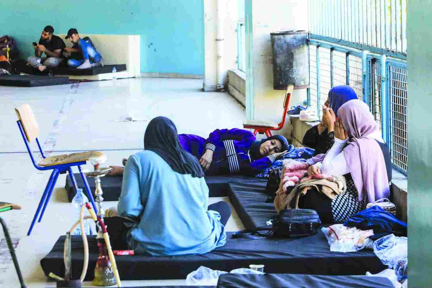 Among the displaced are around 4,000 female-headed households.