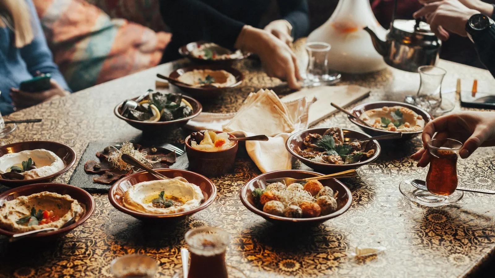 The Lebanese dining table The Lebanese dining table