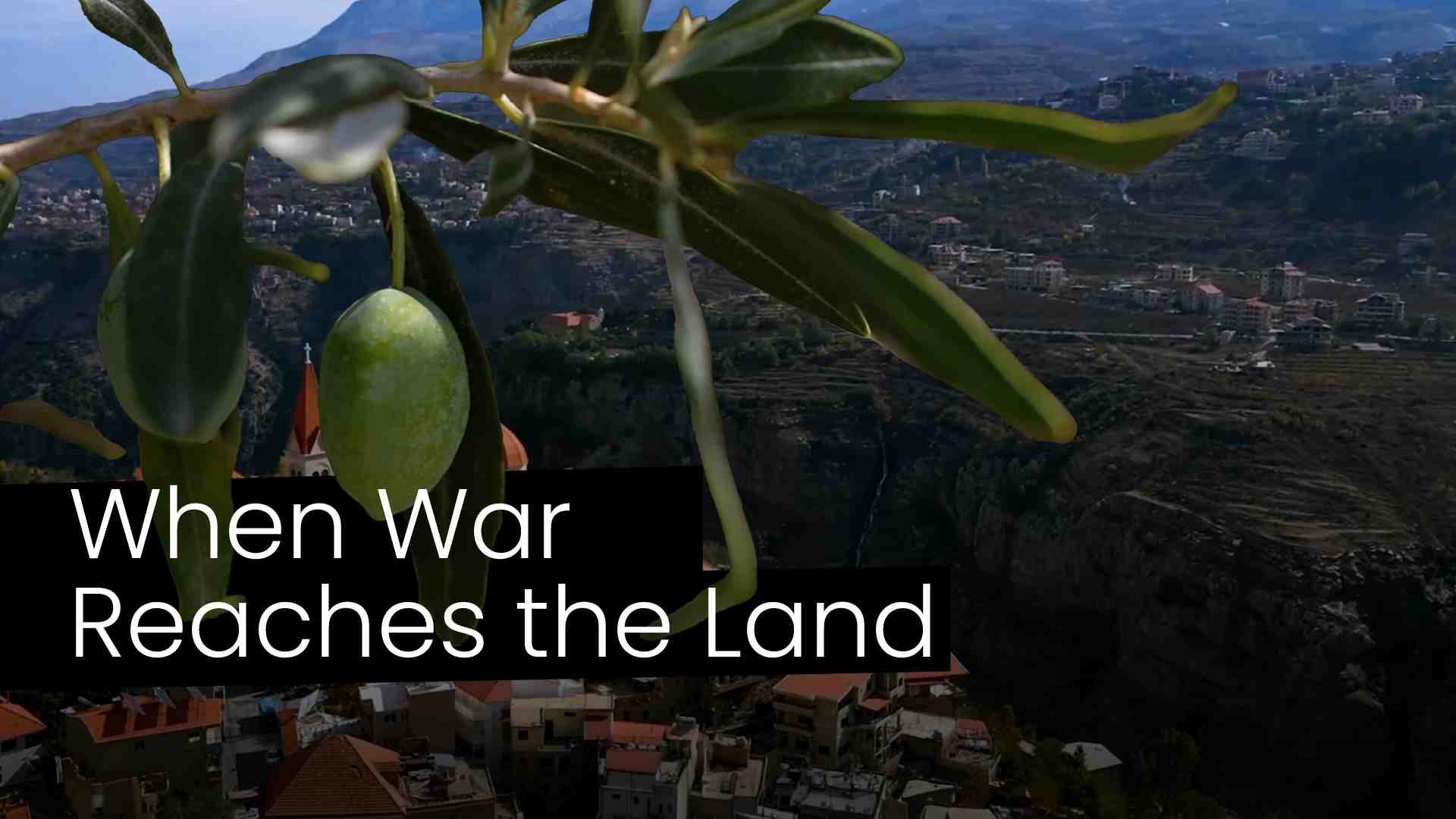war reaches land