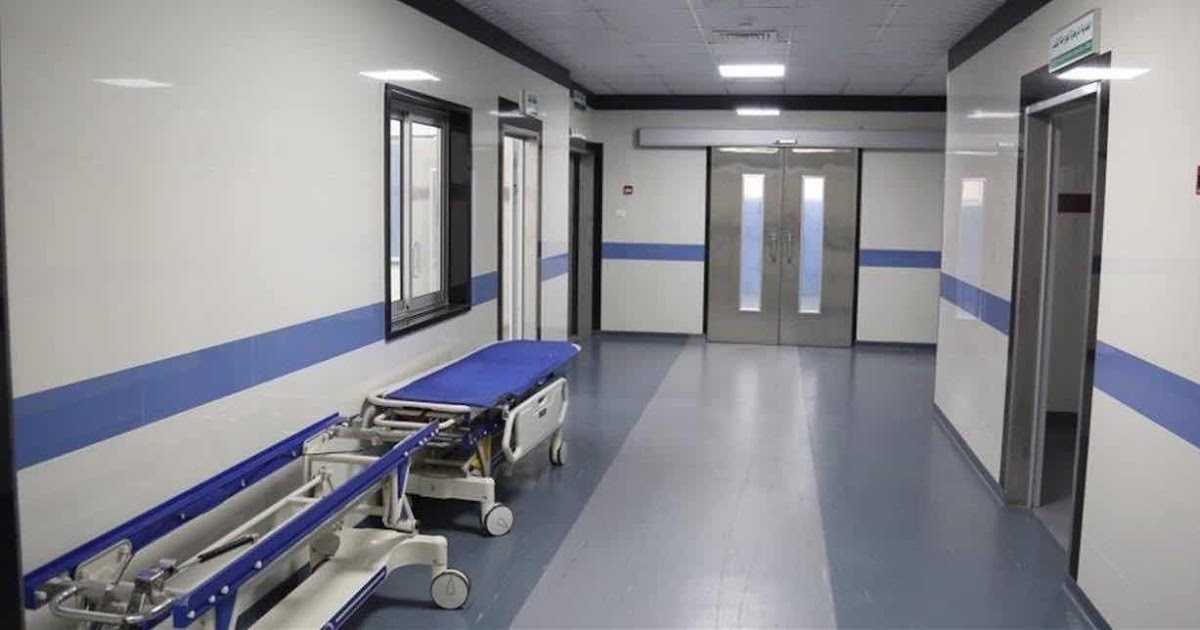 A hospital corridor