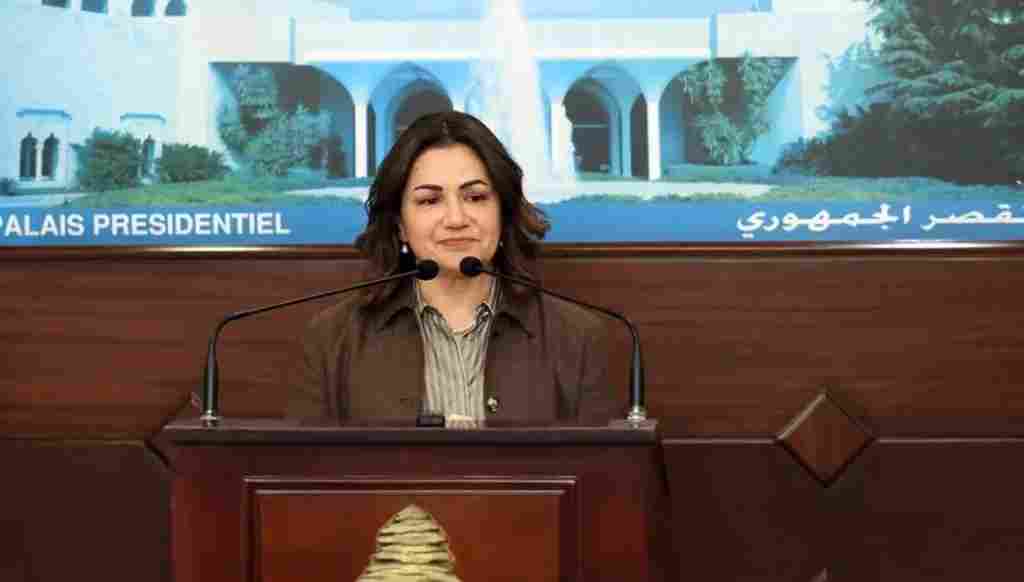 Minister Al-Sayed speaking after the conclusion of a visit by António Guterres.