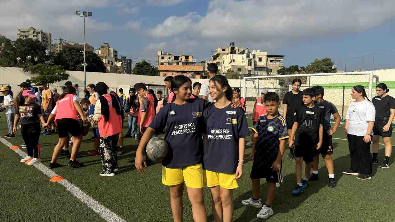 Photo from Pro Peace and its partner organization turning the Sports for Peace project into emergency relief.