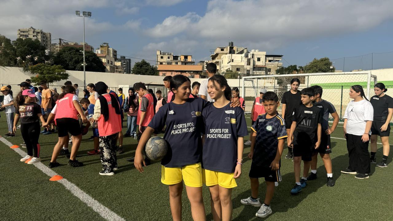 Photo from Pro Peace and its partner organization turning the Sports for Peace project into emergency relief. Photo from Pro Peace and its partner organization turning the Sports for Peace project into emergency relief.