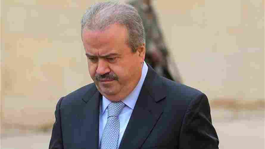 The minister of finance Yassine Jaber