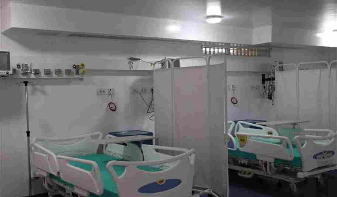 A room in the emergency department of a hospital in Lebanon