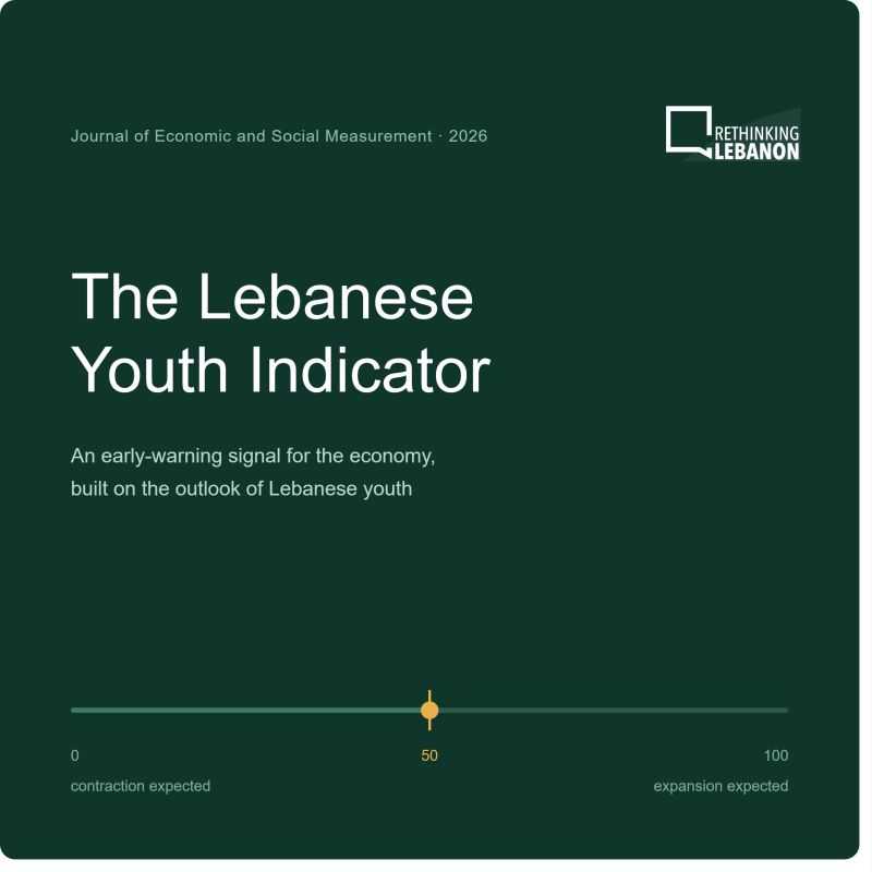 The study, “A Youth Sentiment Index as a Leading Economic Indicator,” by Jihad El Hokayem.
