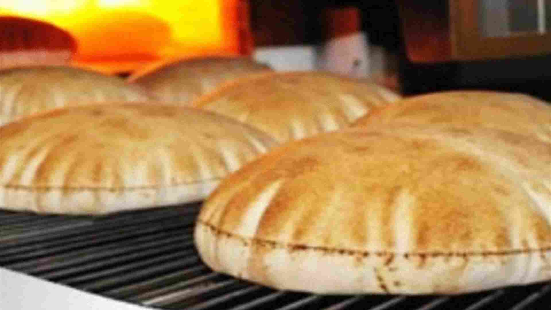 Arabic bread baked in one of Lebanon’s bakeries