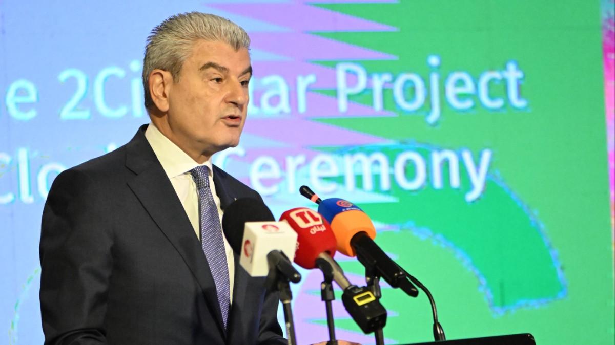 Minister of Industry Joe Issa El Khoury highlighted the project’s alignment with national priorities. Minister of Industry Joe Issa El Khoury highlighted the project’s alignment with national priorities.