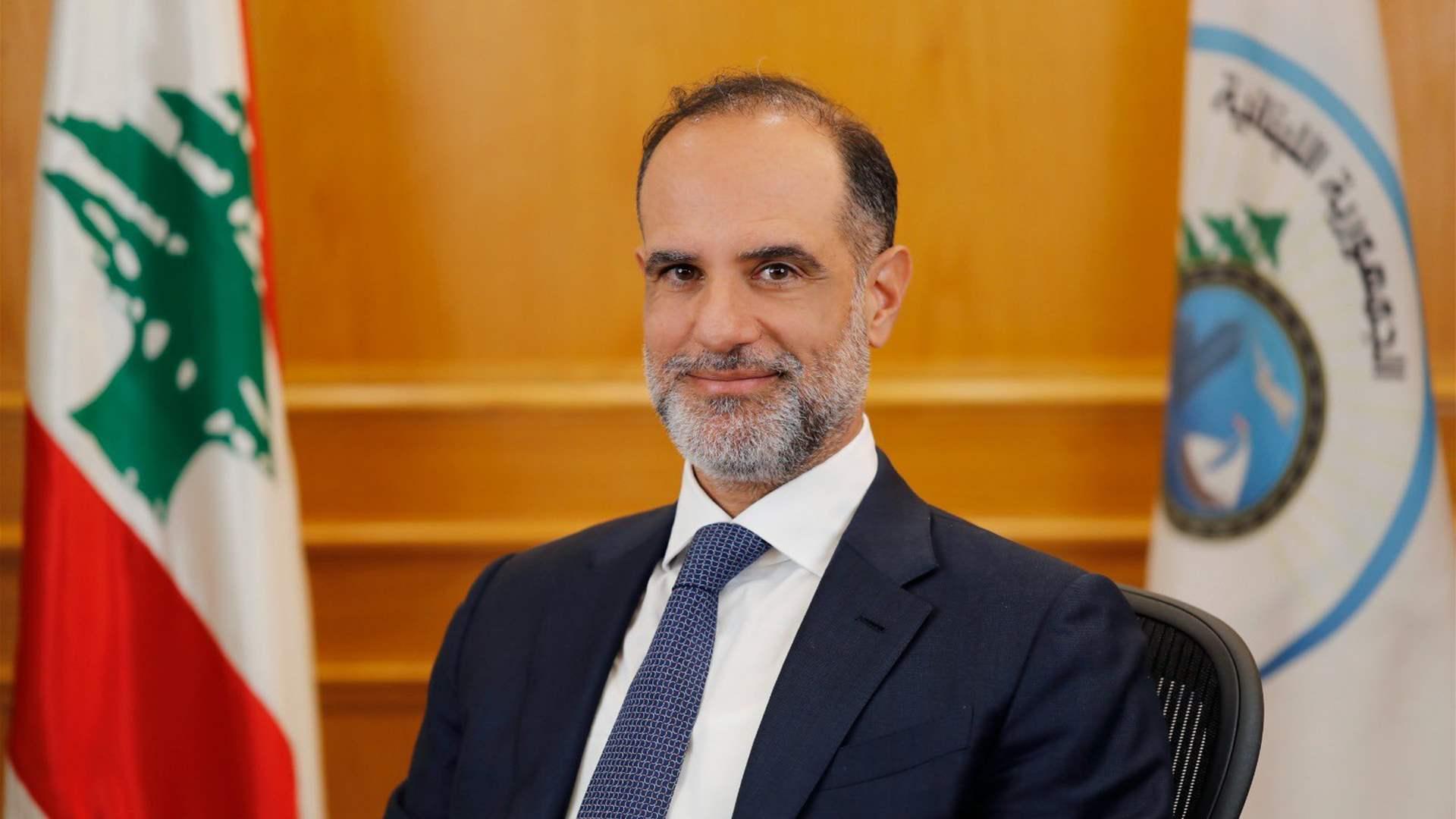 Minister Rasamny said his ministry aims to generate more than $2 billion in direct and indirect revenues within the coming years. (Source: LBCI) Minister Rasamny said his ministry aims to generate more than $2 billion in direct and indirect revenues within the coming years. (Source: LBCI)