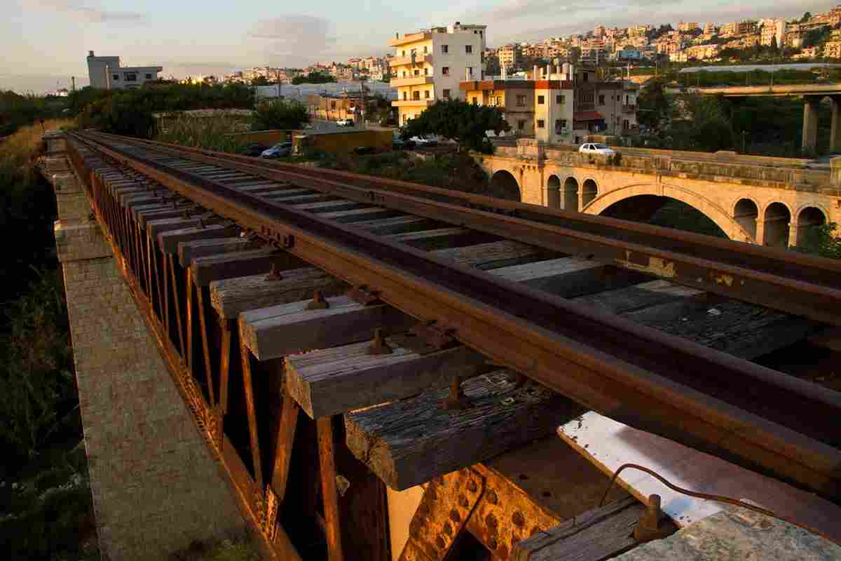 An old railway track in Lebanon. (Credit: Al Jazeera)