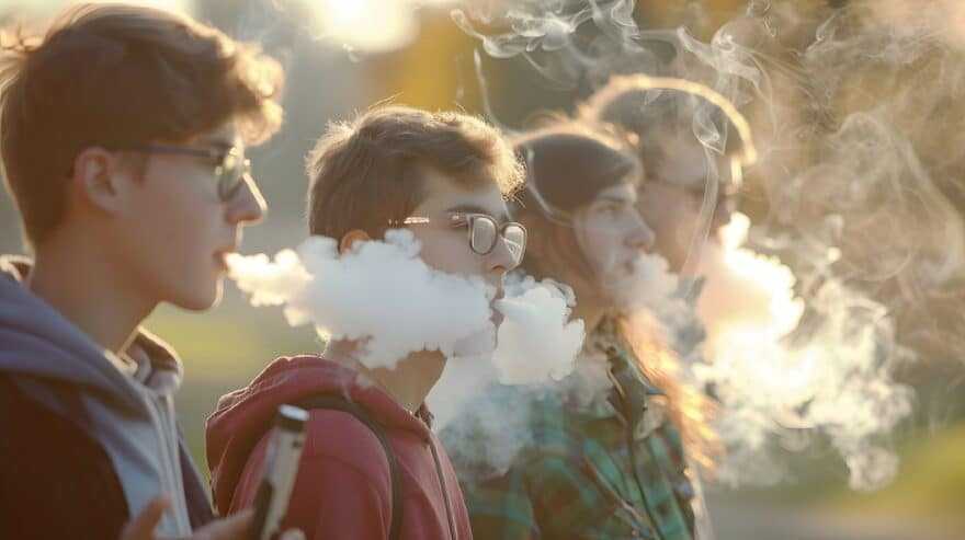 Shisha and vapes become culturally accepted forms of nicotine use among Lebanese youth.