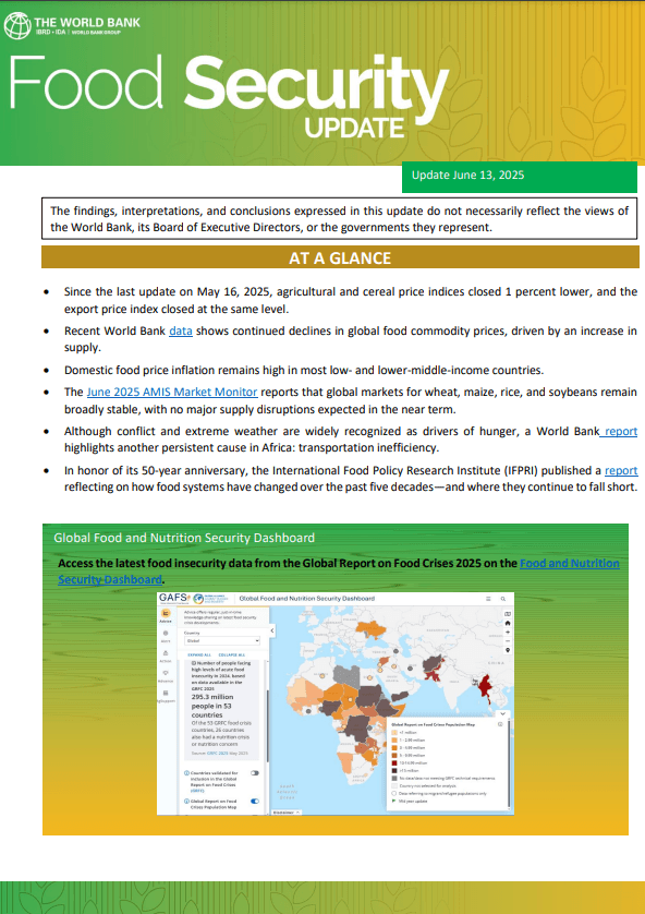 Food Security Update