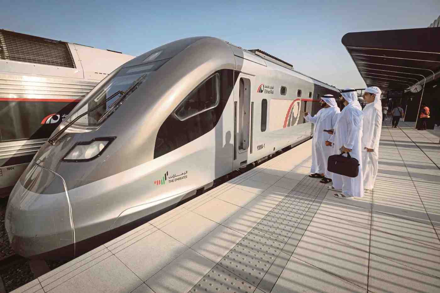 Etihad Rail’s first-ever passenger train service.