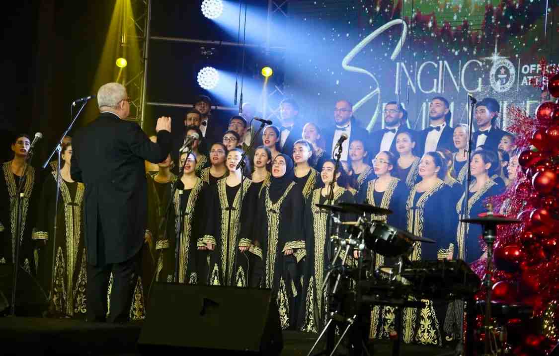 Held at the Sacred Hearts Sisters High School, the seven-day recital was organized by initiator and producer Sandra Akiki, with the support of the Kfardebian Municipality. (Credit: L'Orient Today)