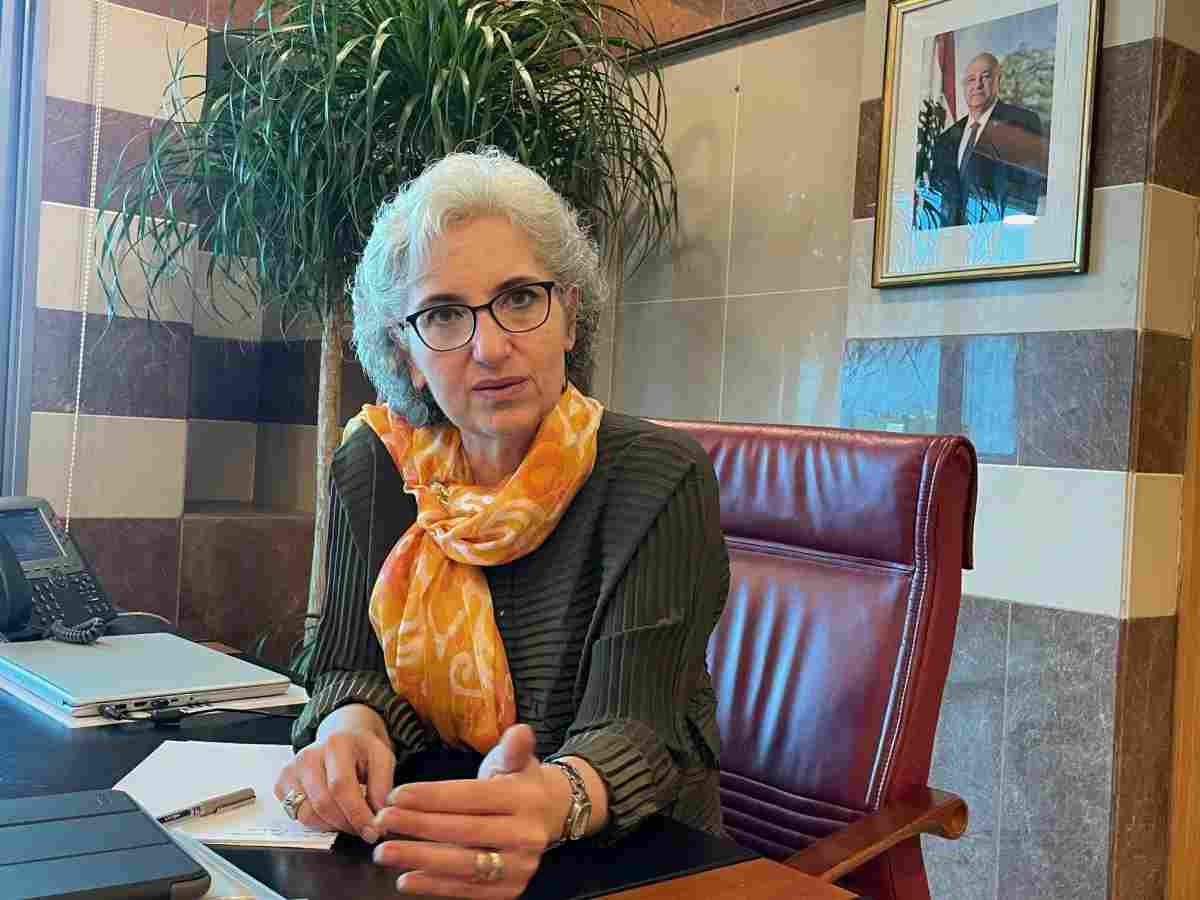 Minister of Education Dr. Rima Karami and Mrs. Sahar Baasiry Salam, announced at a press conference today an initiative by Middle East Airlines (MEA) to support 80 public schools. (Source: National News Agency)