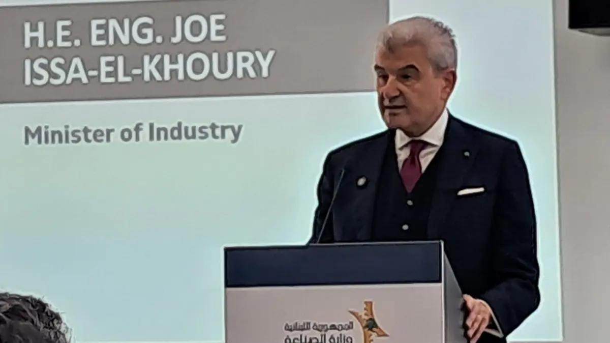 Minister of Industry Joe Issa El Khoury Minister of Industry Joe Issa El Khoury