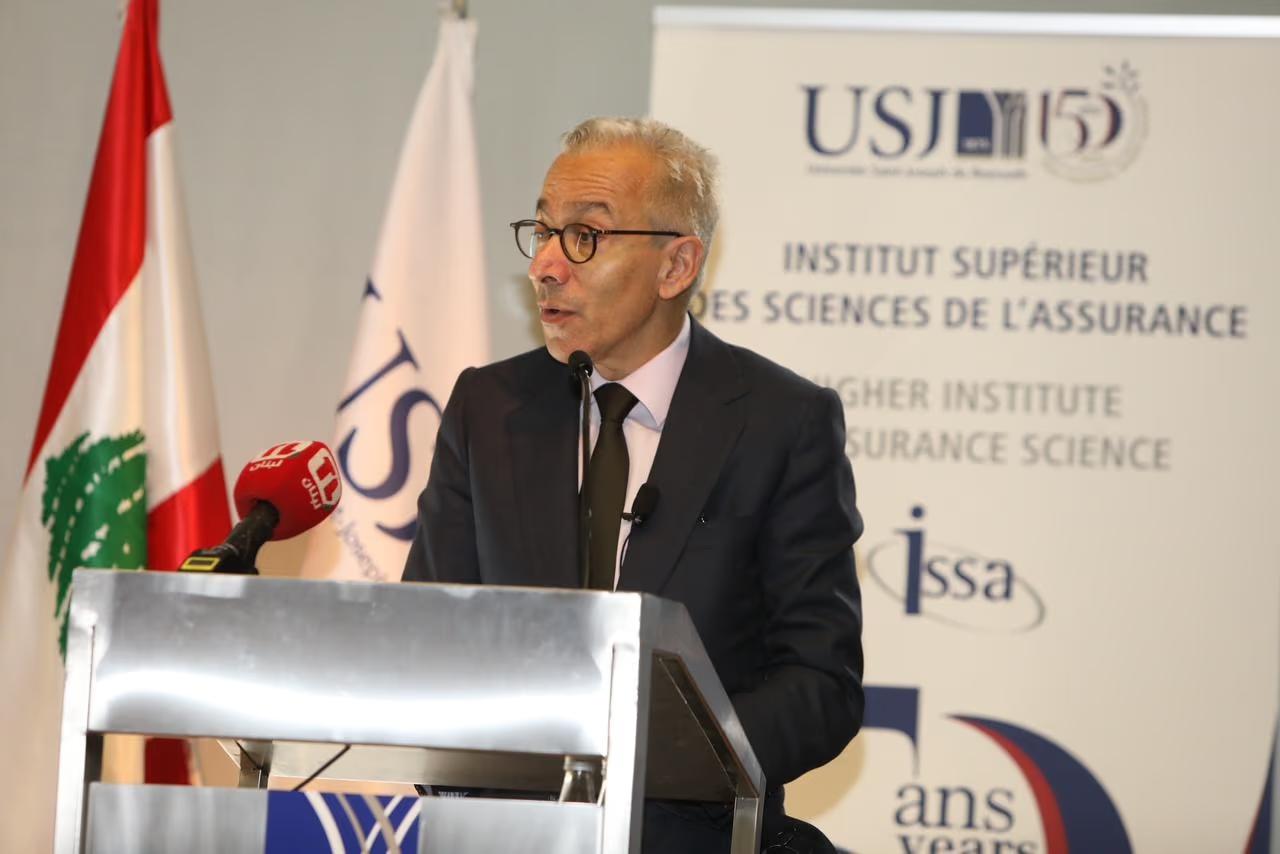 قد قدّم وزير الاقتصاد والتجارة عامر بساط الخطة خلال فعالية في المعهد العالي لعلوم التأمين (ISSA) في جامعة القديس يوسف. قد قدّم وزير الاقتصاد والتجارة عامر بساط الخطة خلال فعالية في المعهد العالي لعلوم التأمين (ISSA) في جامعة القديس يوسف.