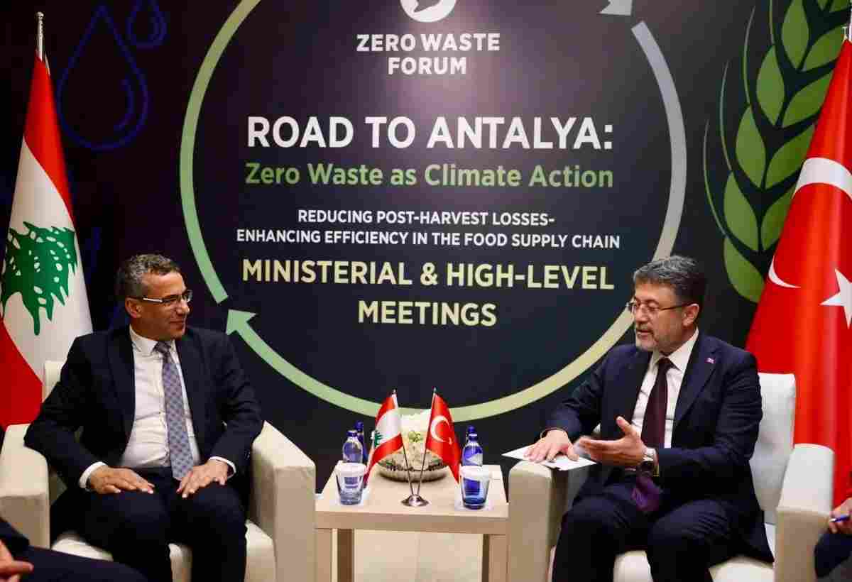 Lebanese Agriculture Minister Dr. Nizar Hani in the Zero Waste Forum held in Türkiye.