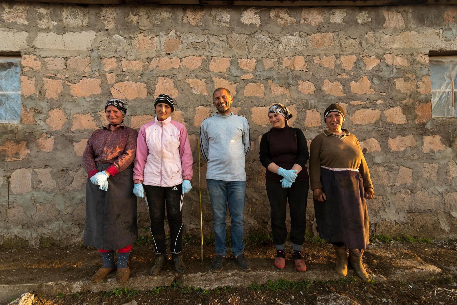 Members of the Sanam Cooperative, Tsovak Community, Armenia. Members of the Sanam Cooperative, Tsovak Community, Armenia.