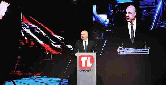 President Joseph Aoun during the nomination event at Télé Liban’s headquarters. (CreditL Lebanese Ministry of Information)